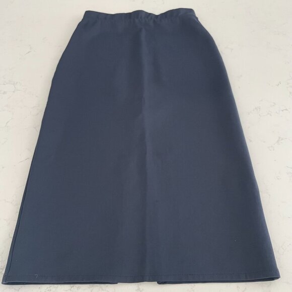 Finery London Fashion Group Bodycon Polyamide Blend Midi Skirt Navy 4 US/8 UK - Picture 11 of 12